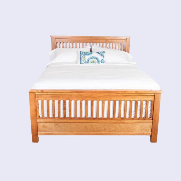 Tempat Tidur Kayu Jati Natural Minimalis - Image 1