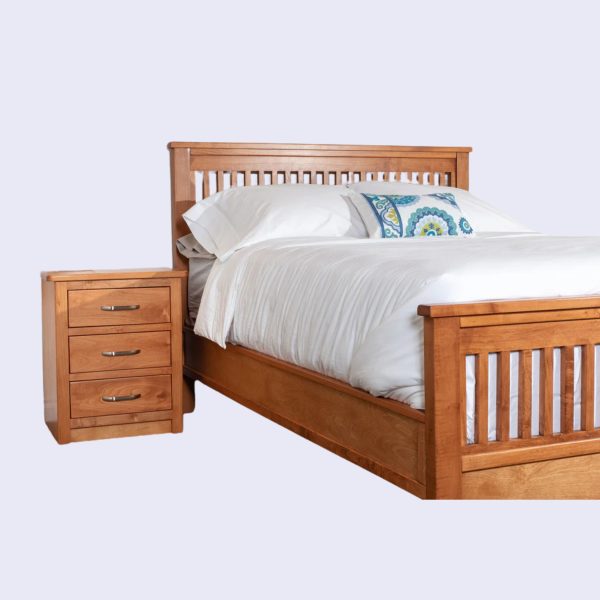 Tempat Tidur Kayu Jati Natural Minimalis - Image 2