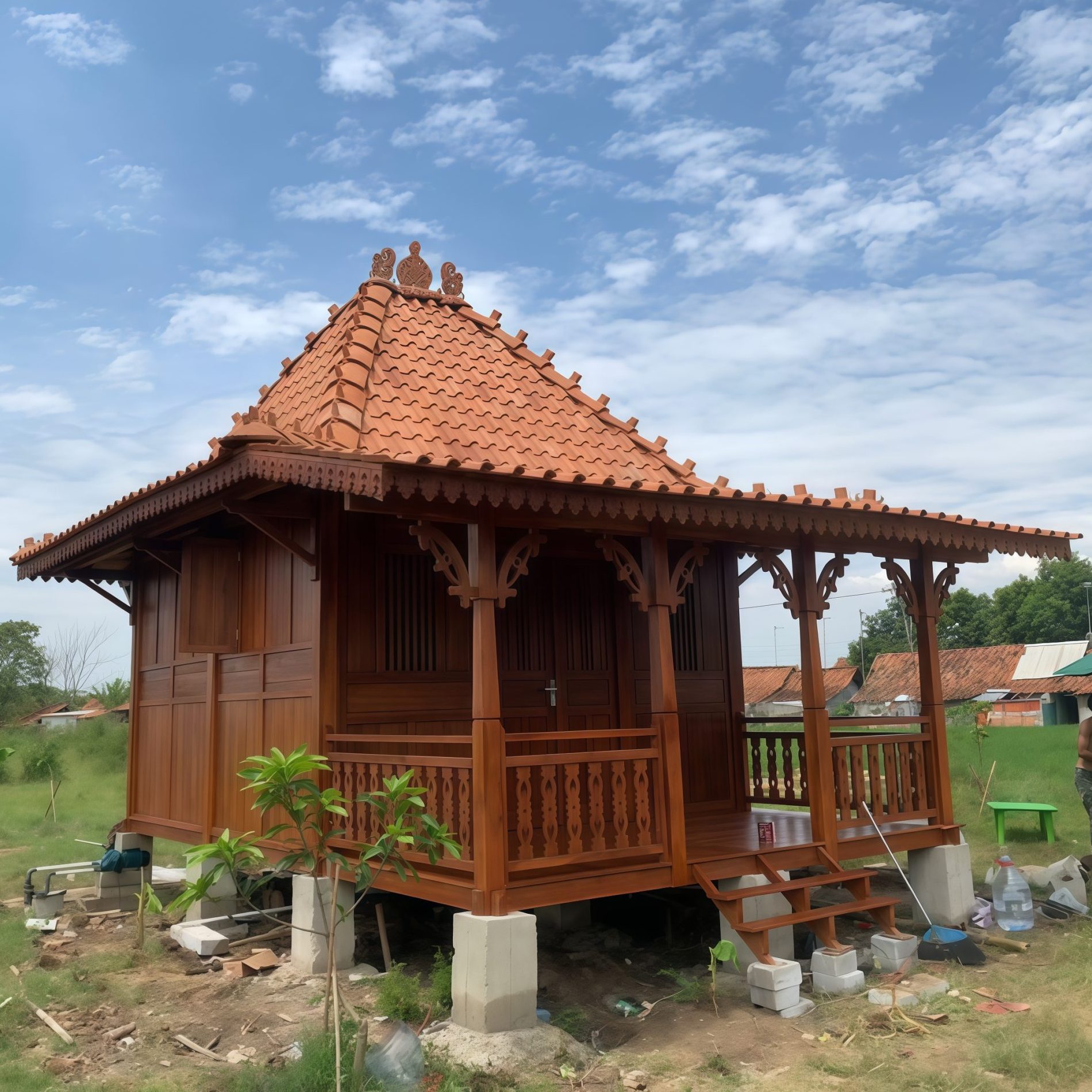 Rumah Gladak 5x6 Kayu Jati RK-SW005