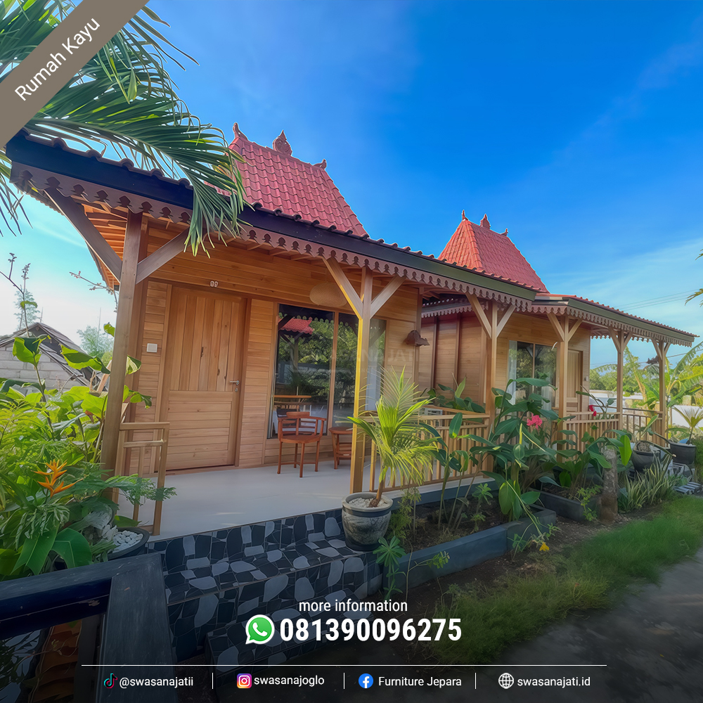 Rumah Gladak Jawa dari Kayu Jati – Tahan Lama & Estetik RK-SW007