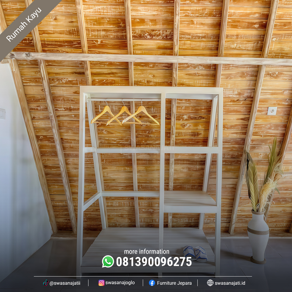 Rumah Kayu Villa Segitiga Modern RK-SW008 - Image 9