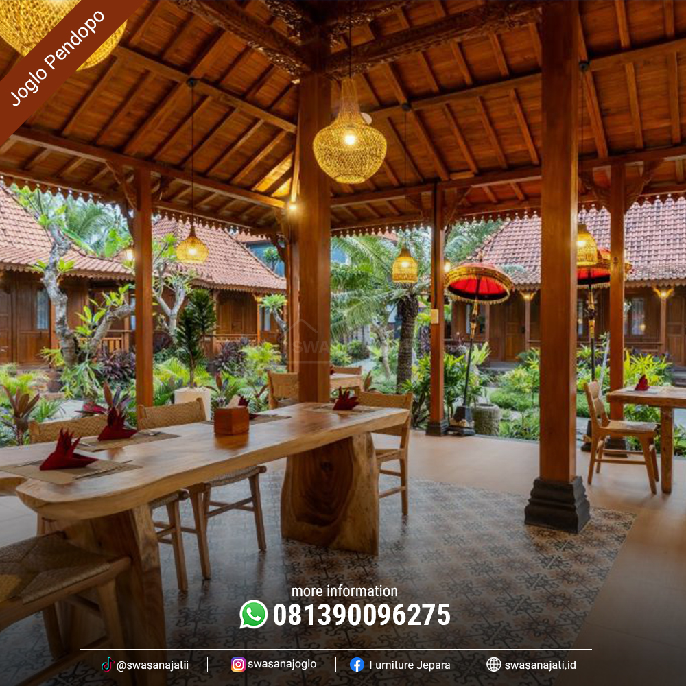 Joglo Pendopo Jati Elegan, Kuat, dan Bernilai Tinggi - Image 3