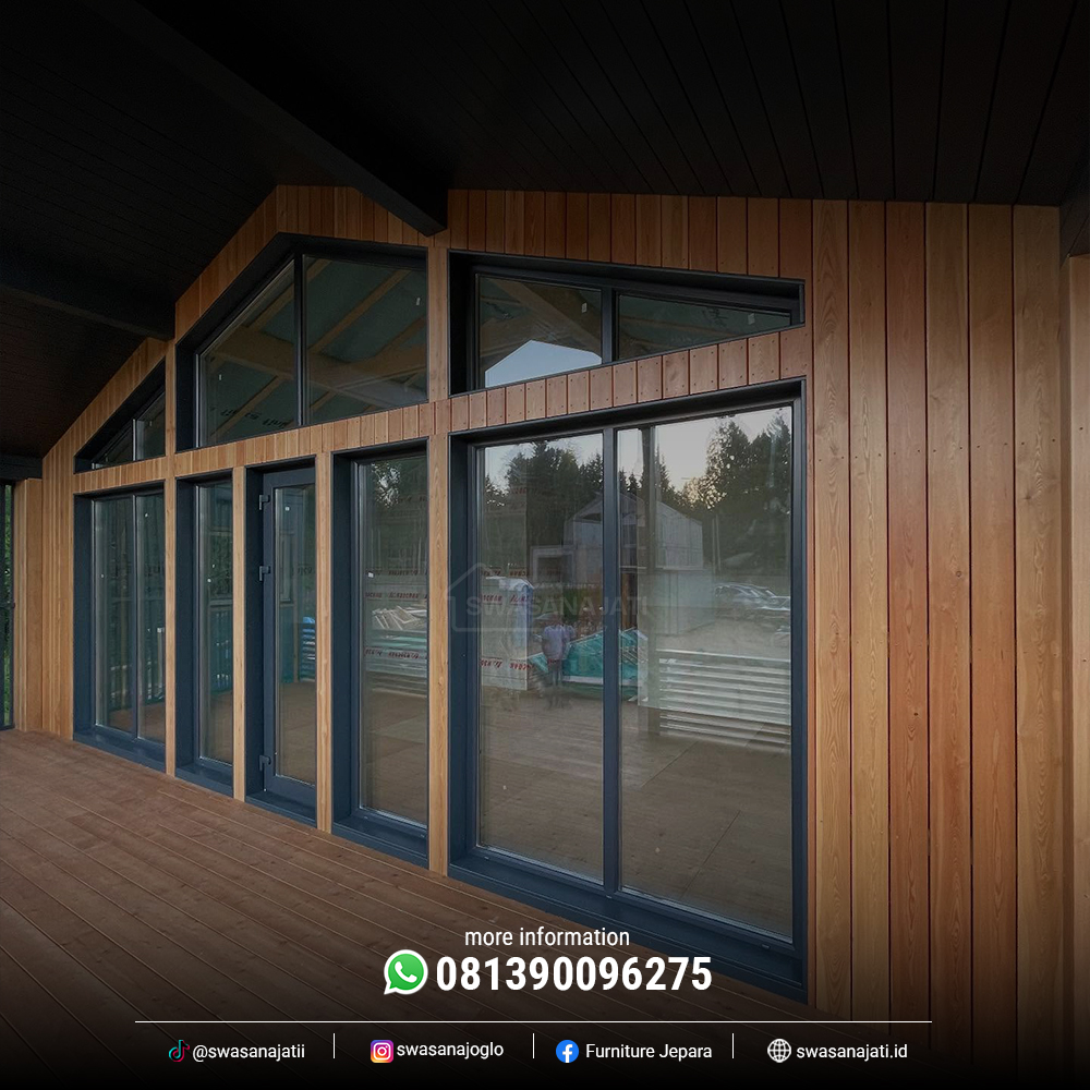 Rumah Kayu Industrial Modern 10x8 Meter - Image 2