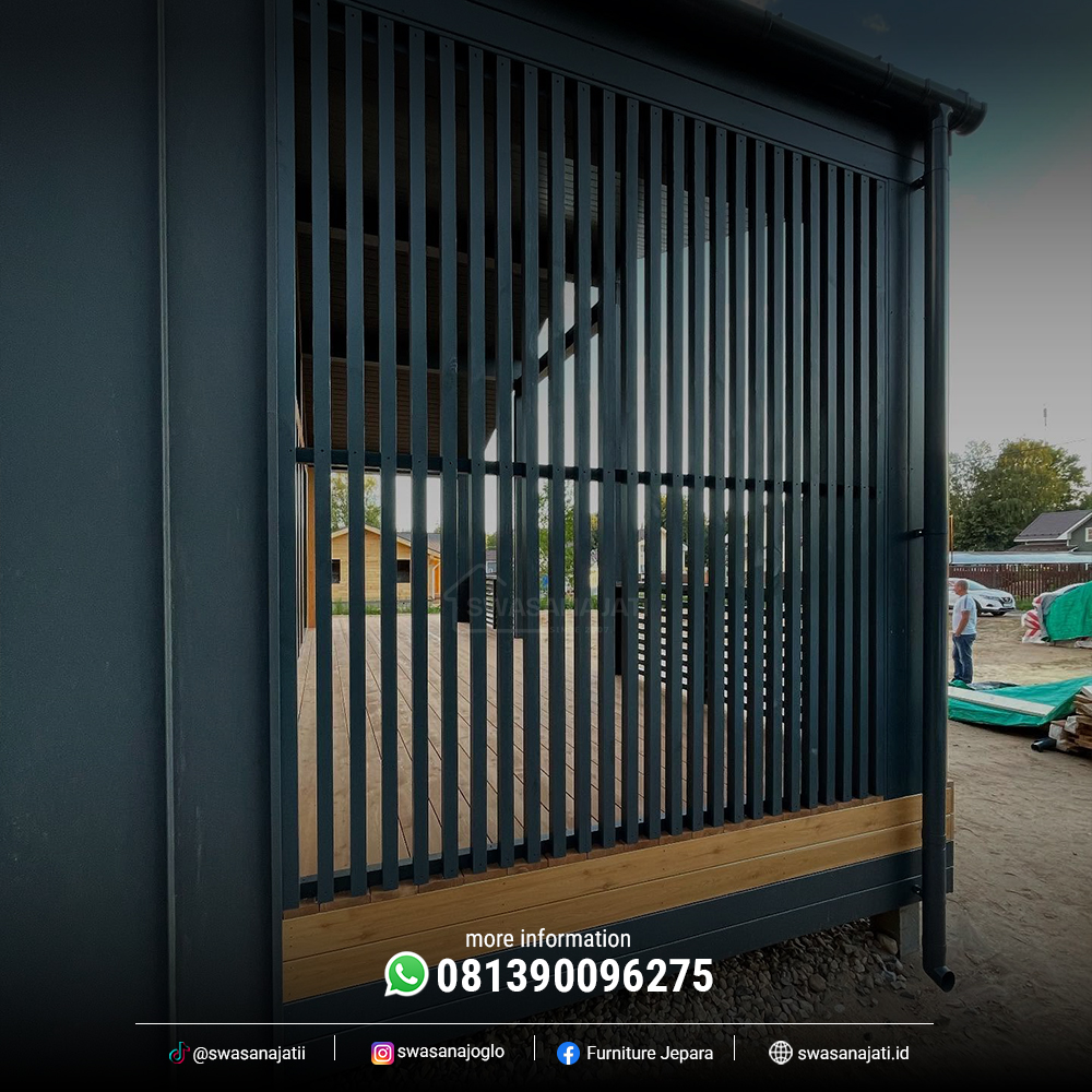 Rumah Kayu Industrial Modern 10x8 Meter - Image 6