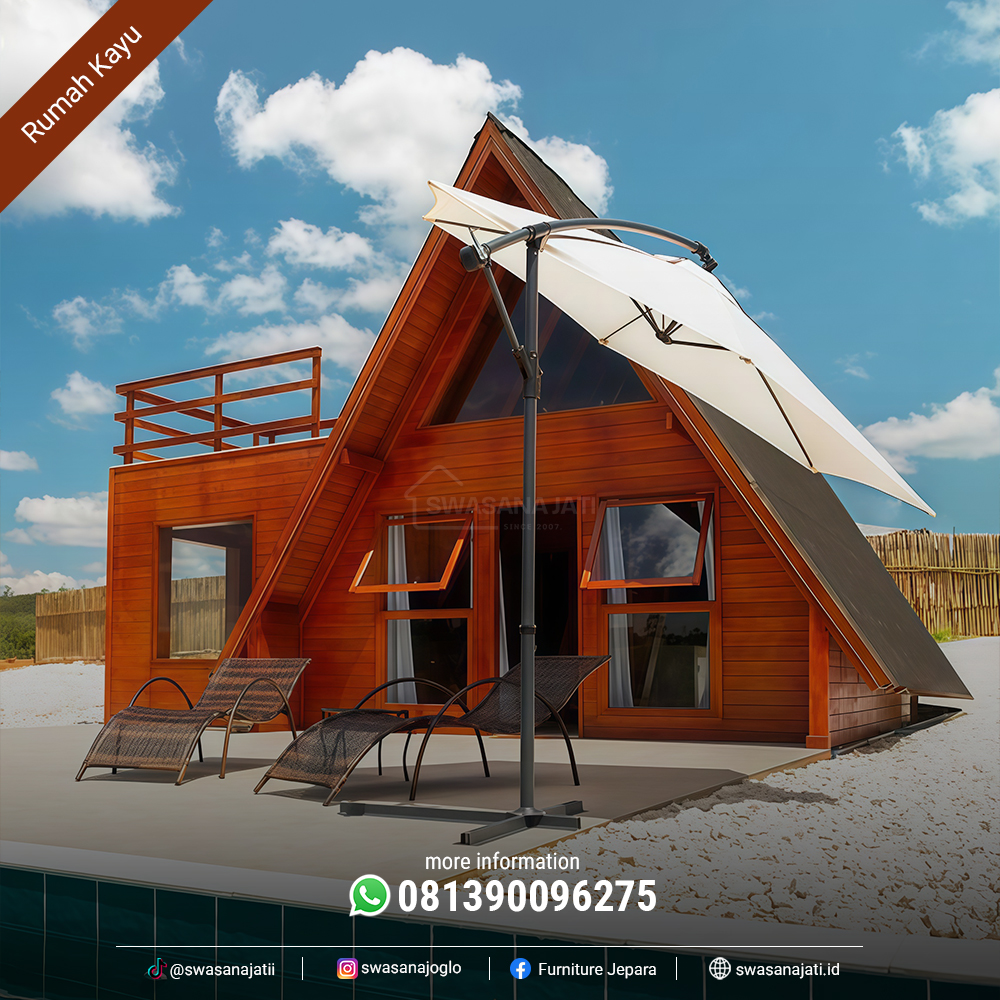 Rumah Kayu Modern RK-sw010