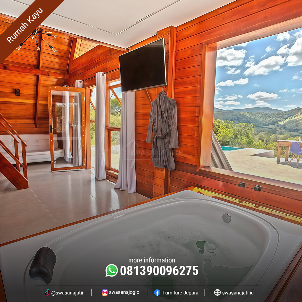 Rumah Kayu Modern RK-sw010 - Image 3