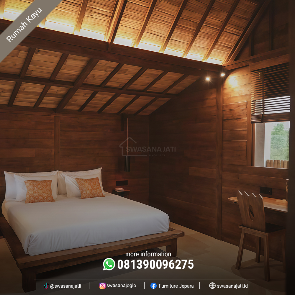 Rumah Kayu Jati Tropis Modern RK-SW009 - Image 5