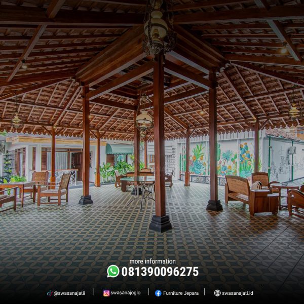 Pendopo Minimalis Kayu Jati – Ukuran 8x10 Meter - Image 5