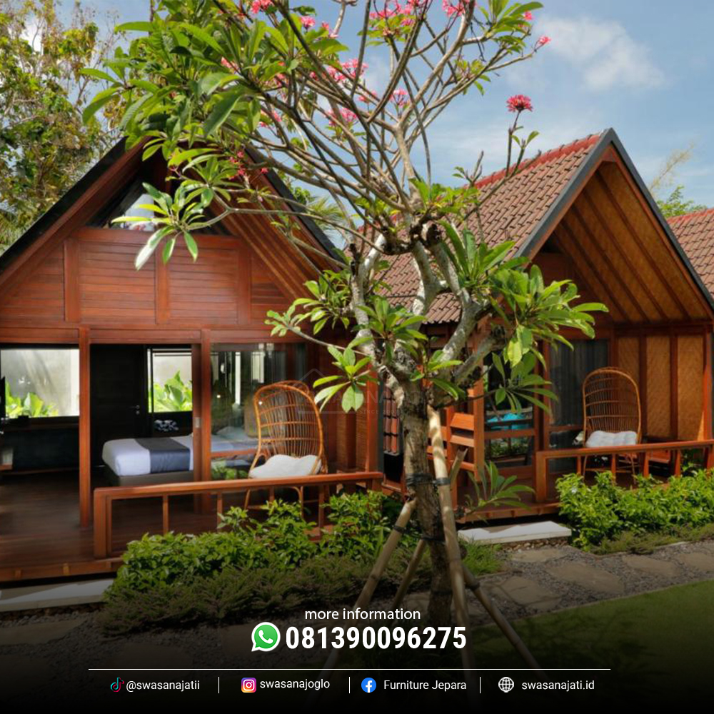 Rumah Kayu Villa Minimalis Jati - Image 4