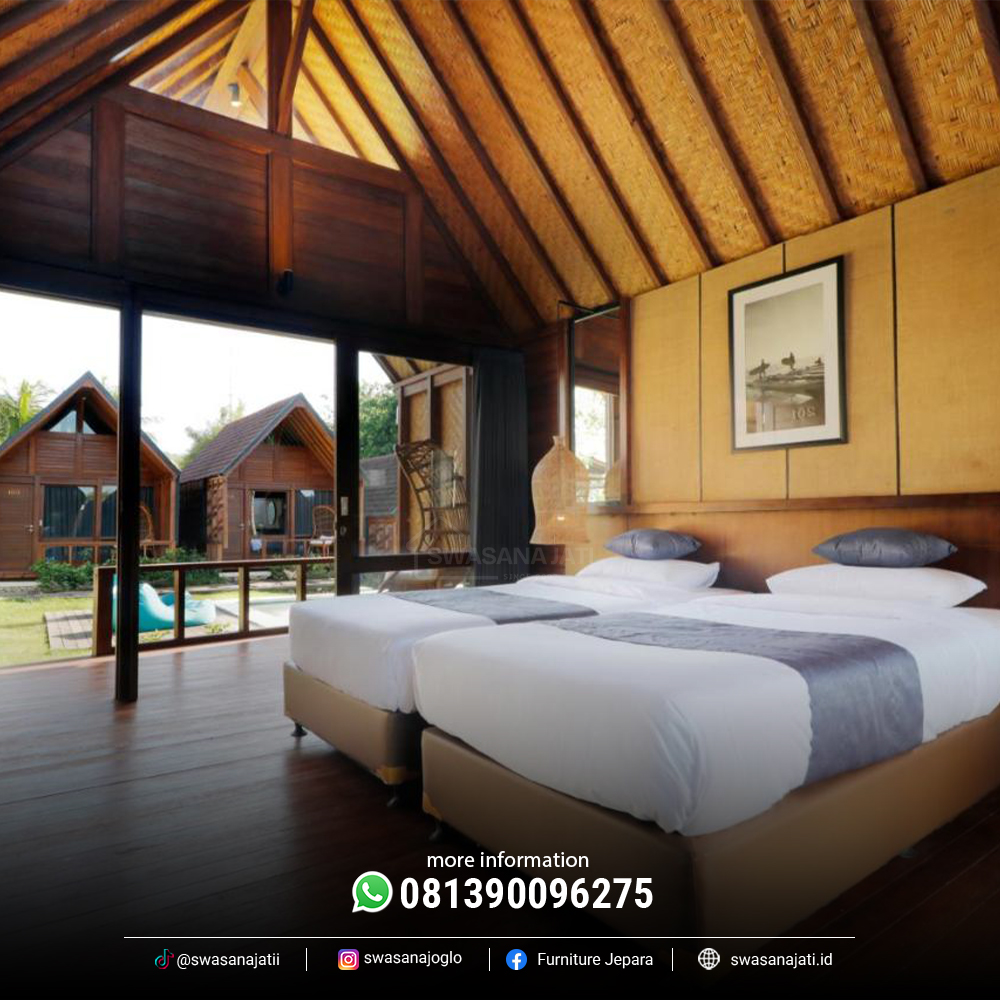 Rumah Kayu Villa Minimalis Jati - Image 5