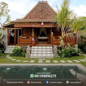 Rumah Gladak Villa Klasik Kayu Jati